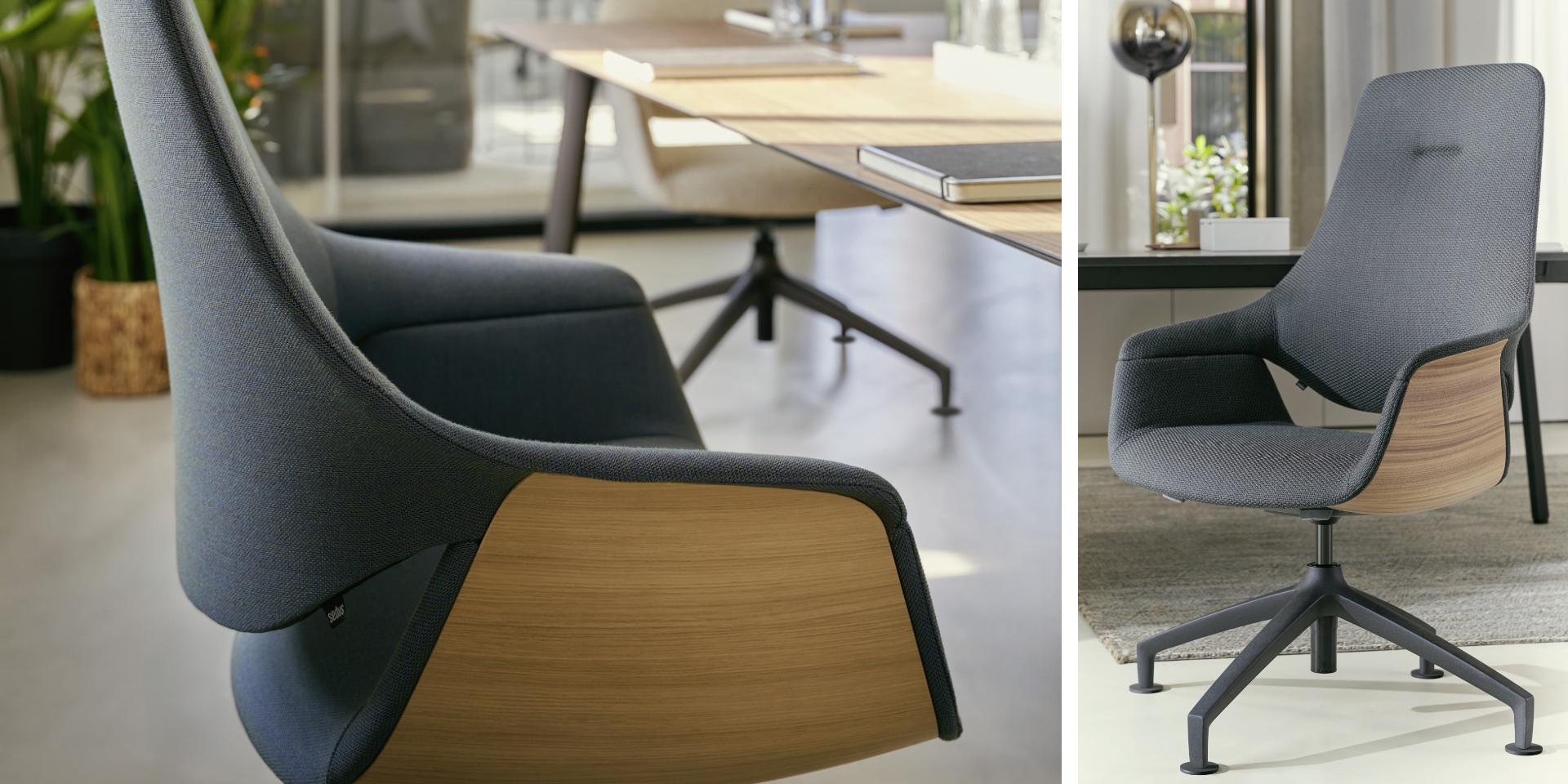 Comfortable se:mission conference chair with Serpentine