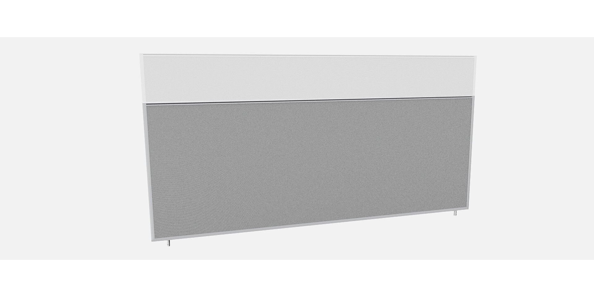 Privacy screen between temptation team work desks – height