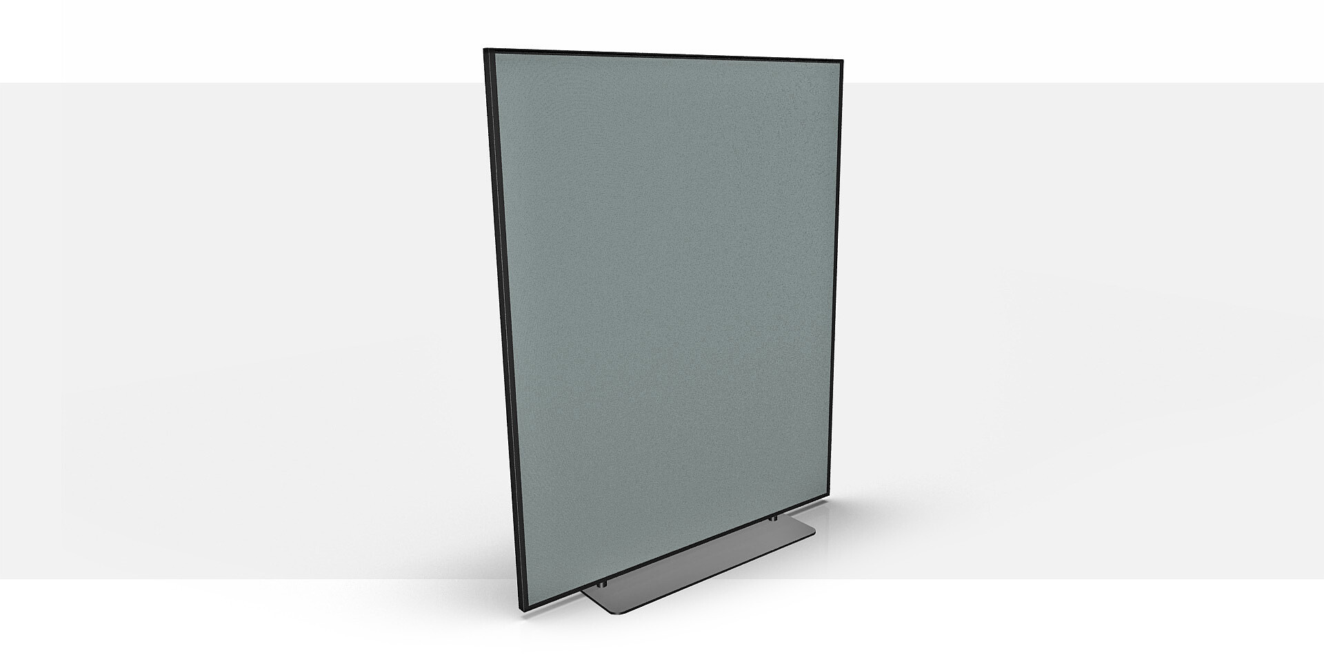 Free-standing screen with base unit
