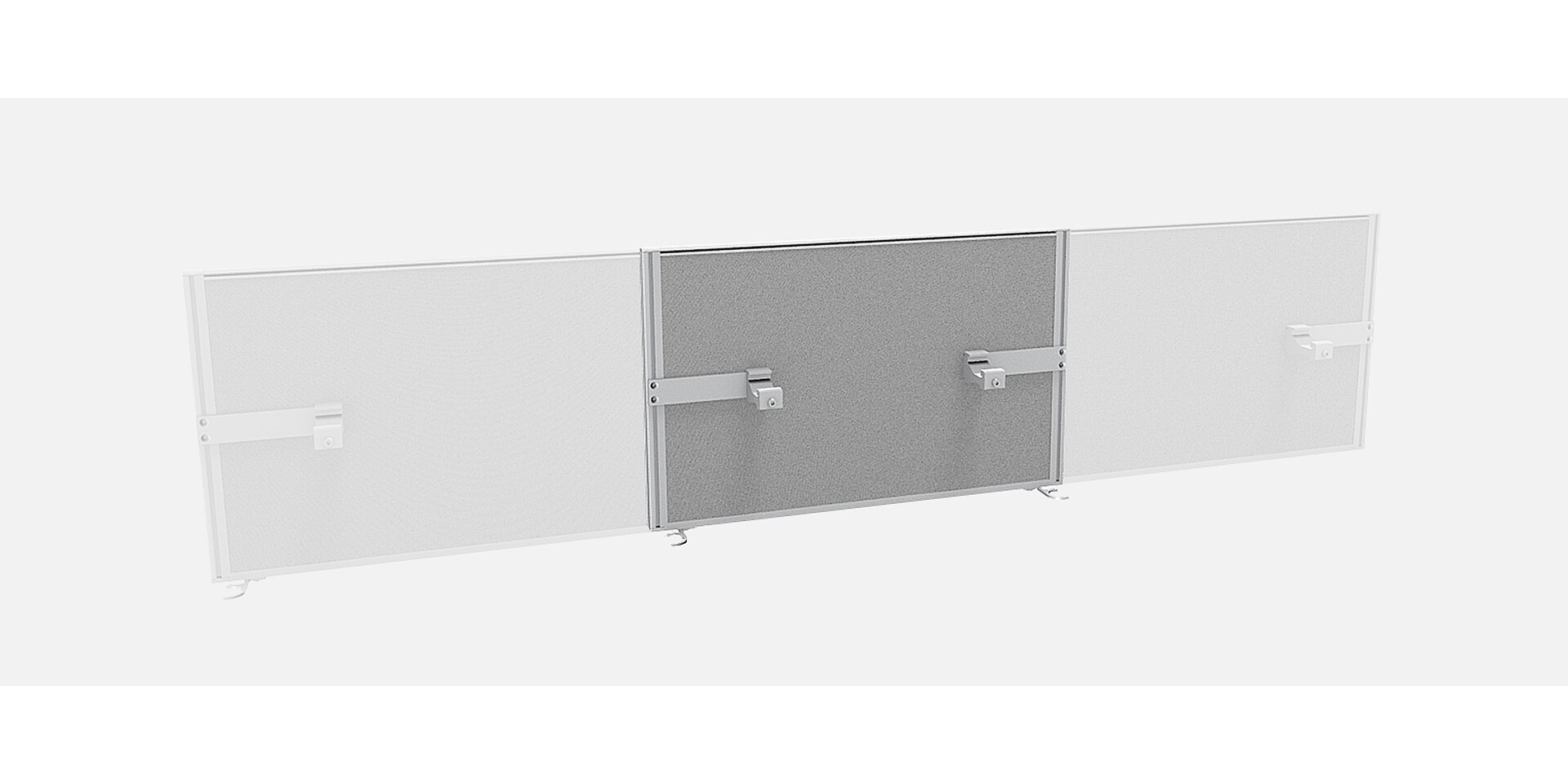 Screen element behind the desk – width