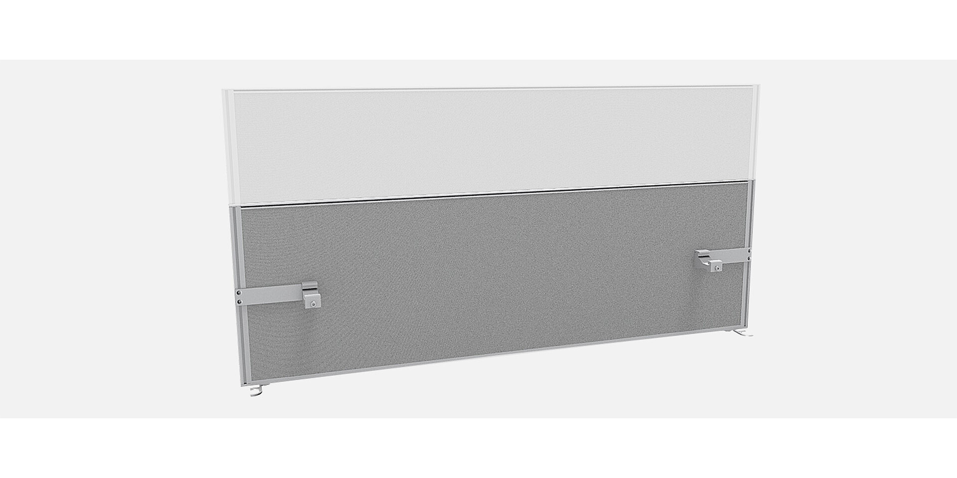 Screen element behind the desk – height