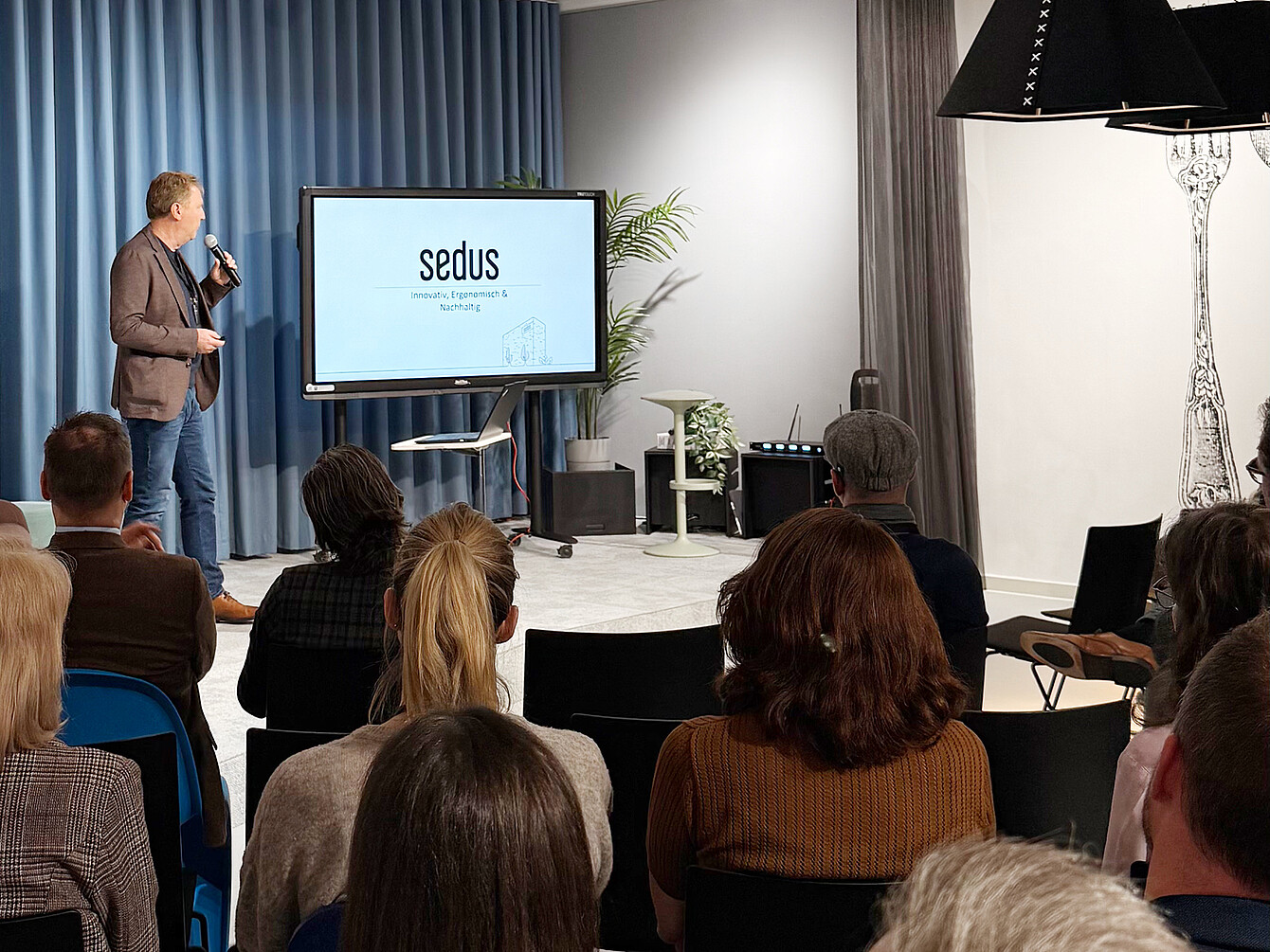 Michael Bruenjes at a Panel Talk