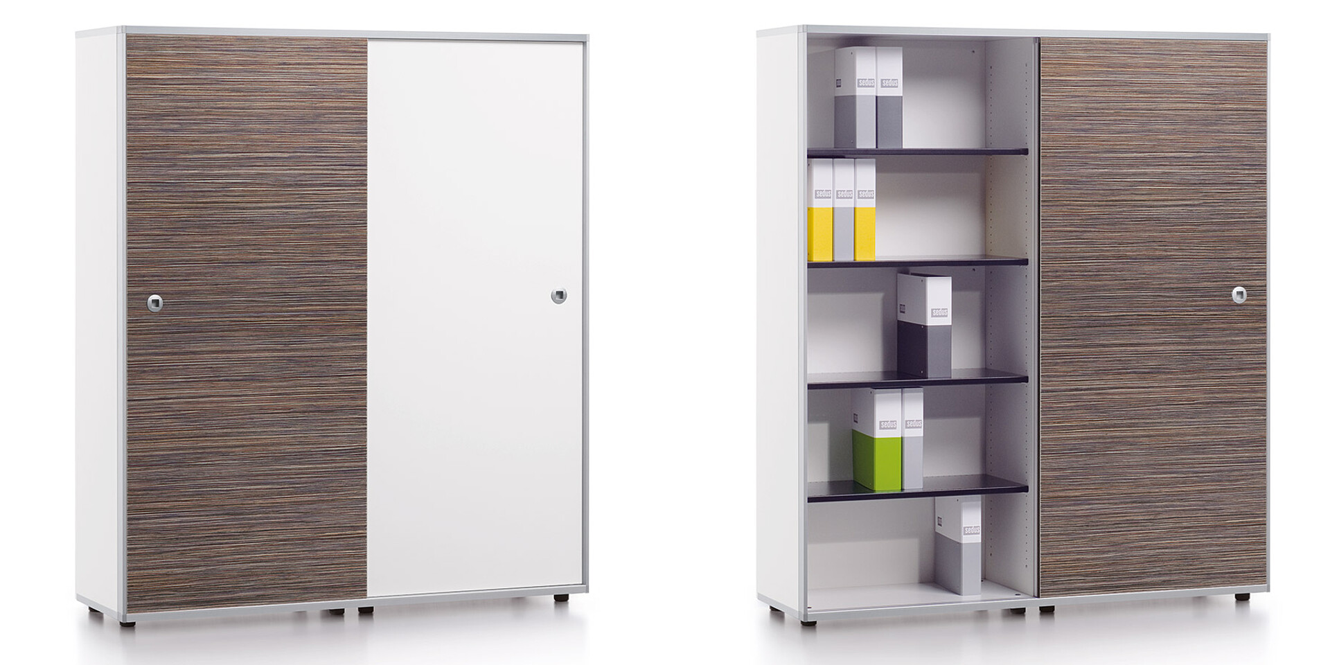 Storage unit with plinth.