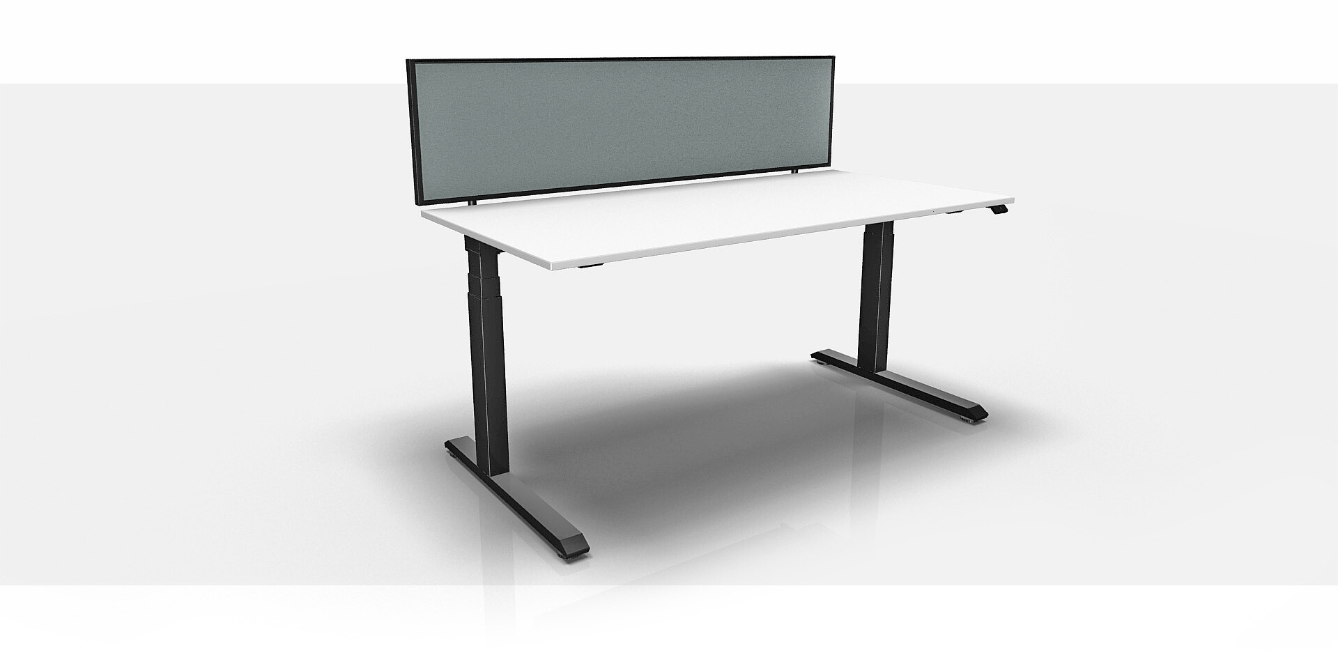 Screen element on the desk