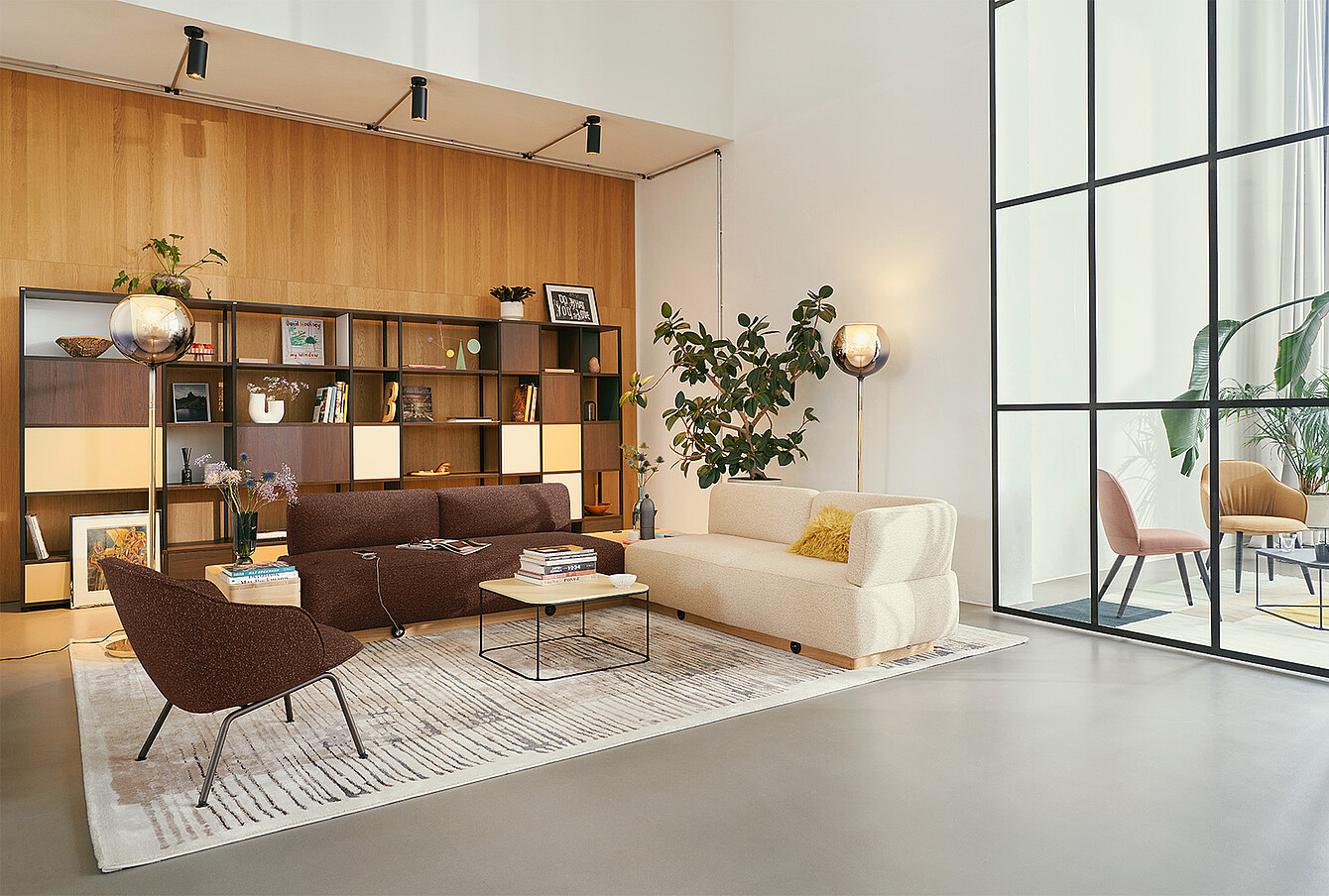 Sedus se:living in der Farbe Mocha Mousse