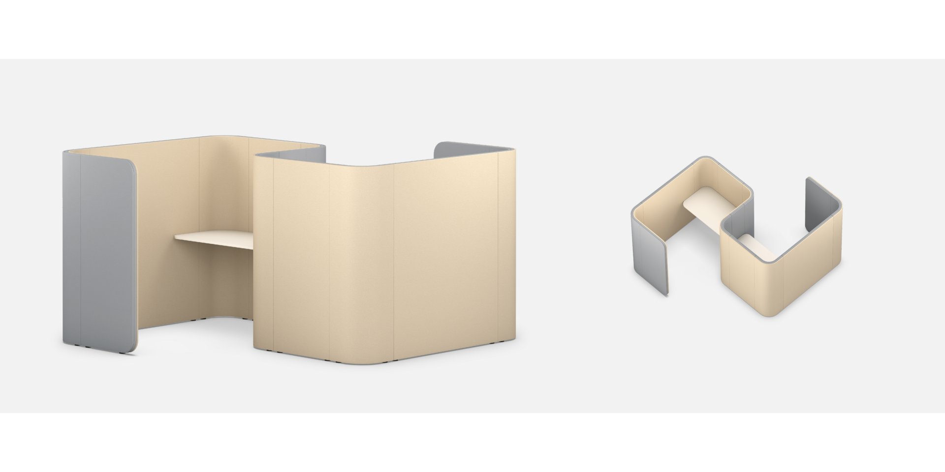 Double retreat space (rectangular)